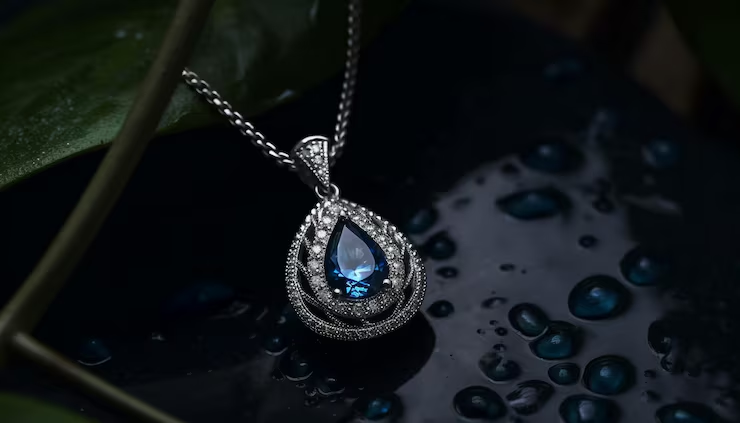 Triple Pear Drop Necklace